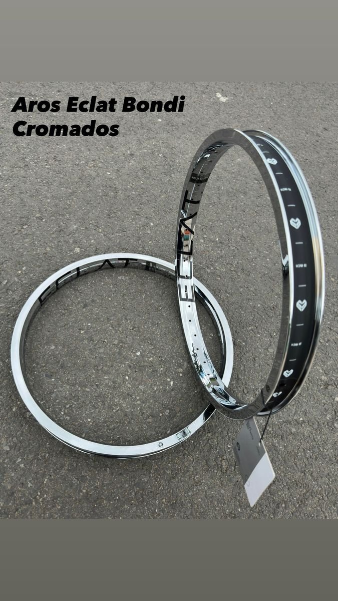 Aro Éclat Bondi Cromado - Éclat BMX