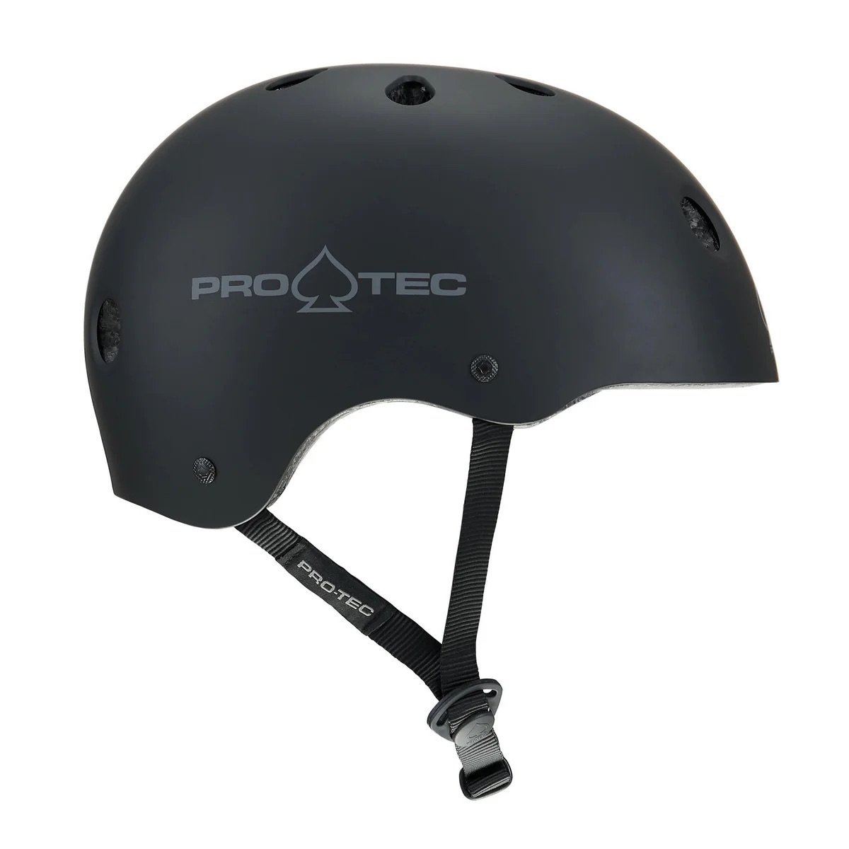 Casco Protec Classic Negro Mate foto 2
