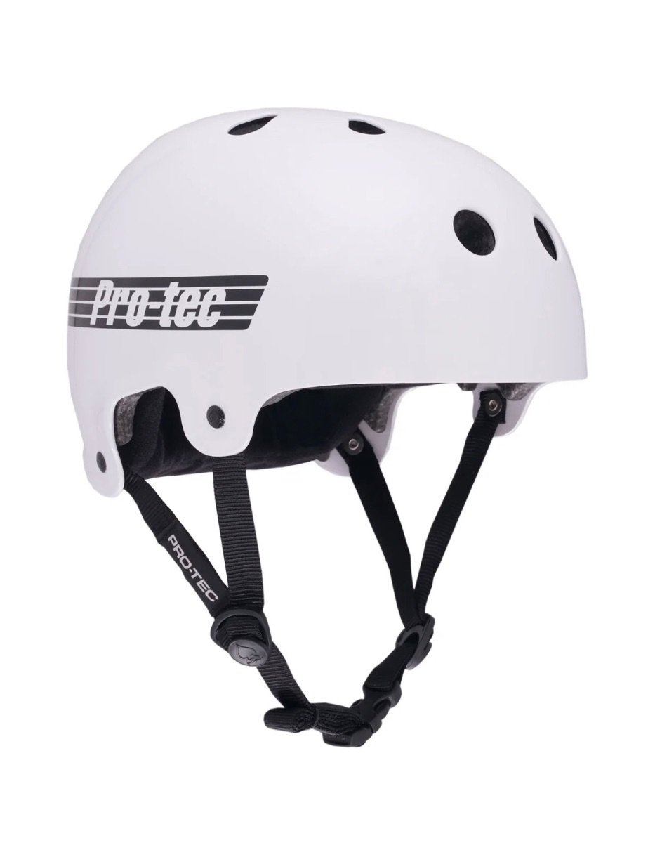 Casco Protec Old School Blanco - Protec BMX