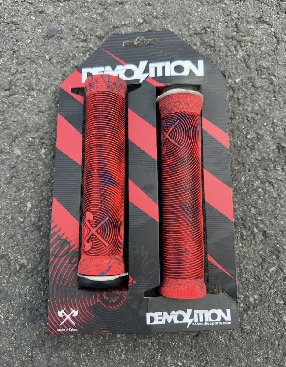 Grips Demolition Rojo/Negro - Demolition BMX