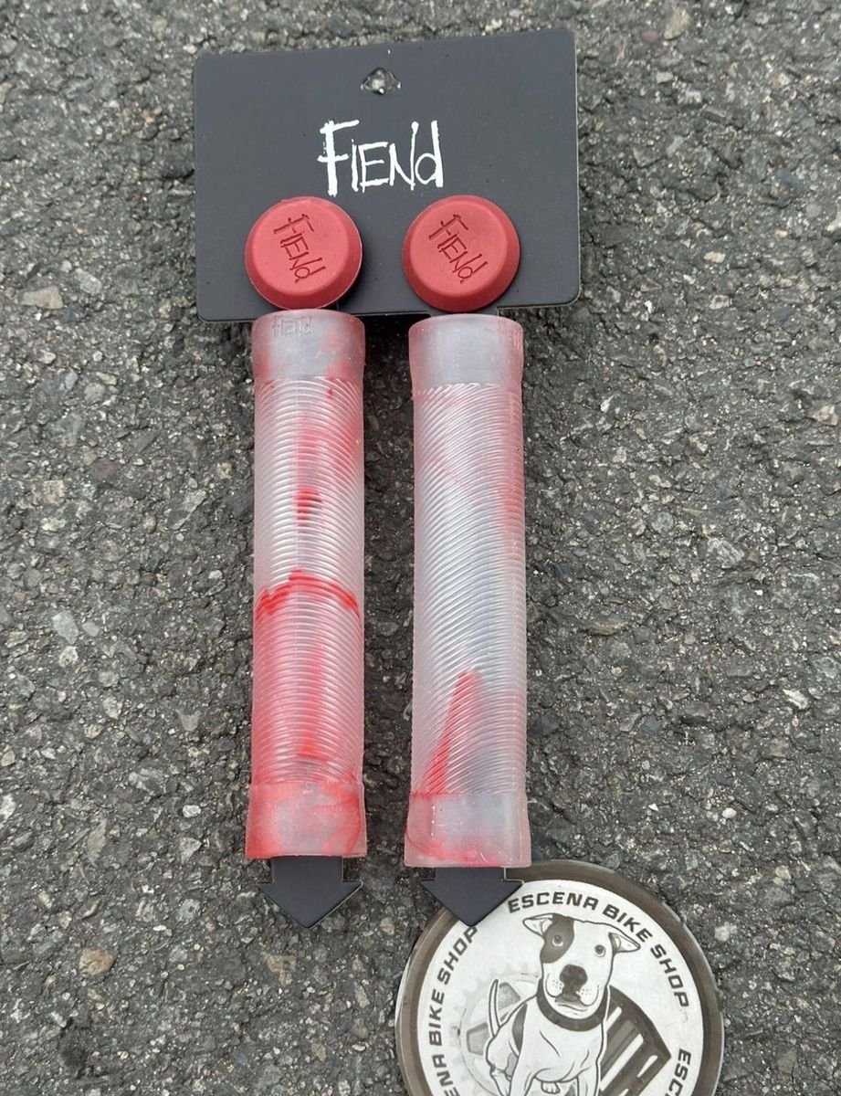 Grips Fiend Rojo/Blanco - Fiend BMX