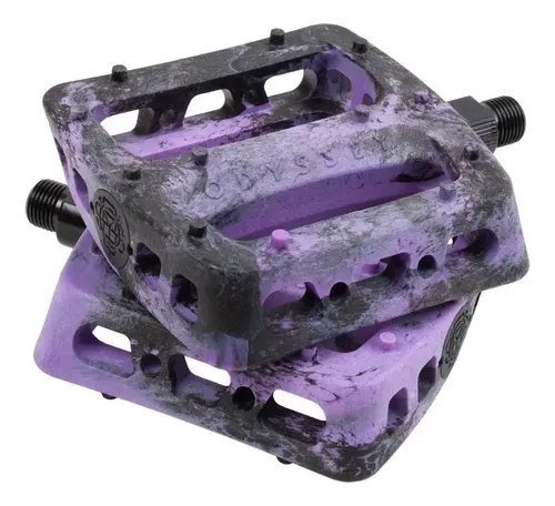 Pedales Odyssey Twist Pro Morado/negra - Odyssey BMX
