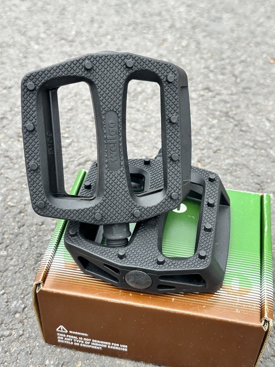 Pedales Wellgo Negro - Wellgo BMX