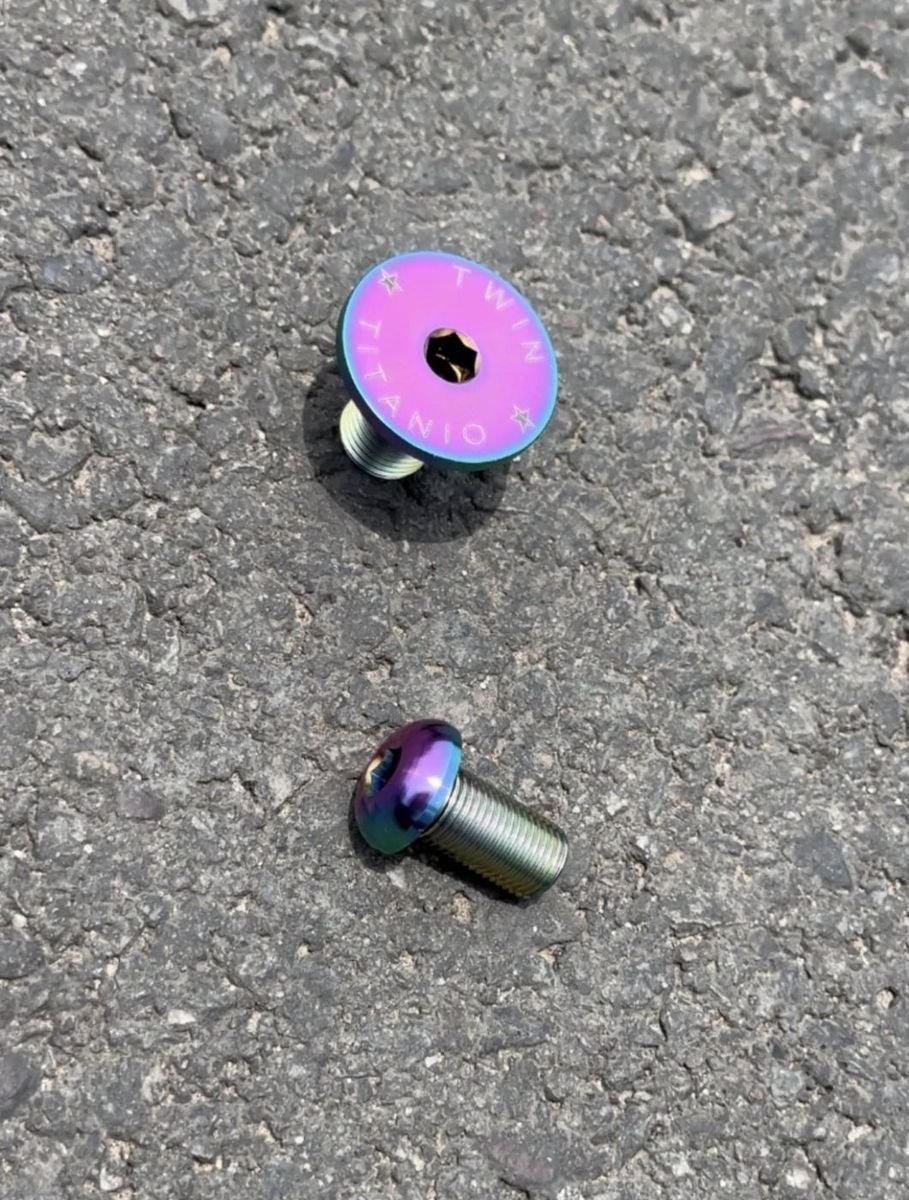 Tornillos Titanio Morado BMX