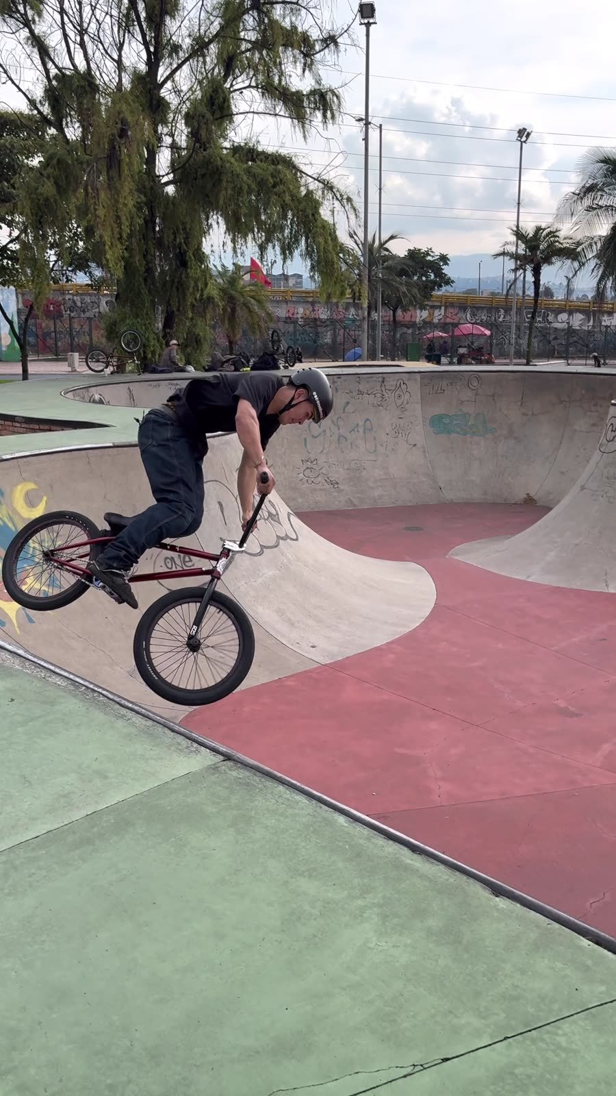 Brayan Fonseca en el skatepark